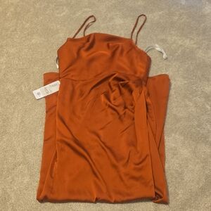 Azazie Terracotta Formal Dress